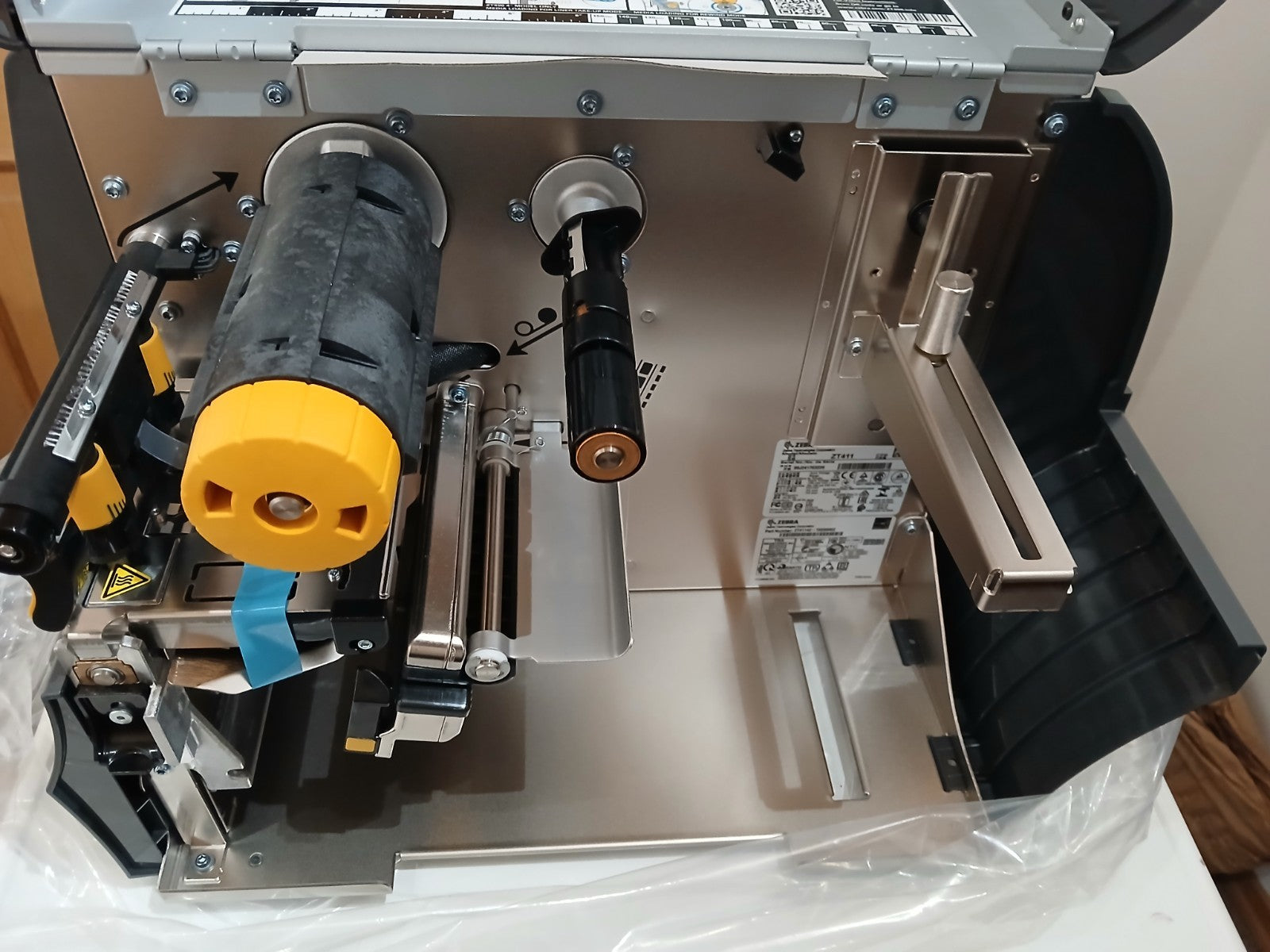 Zebra ZT411 203DPI Etikettendrucker Thermotransfer / direkt Bluetooth Netzwerk