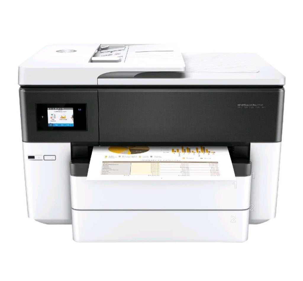 HP OfficeJet Pro 7740 Wide Format 4-in-1 Tinten-Profi-Gerät A3 Dual Duplex ADF !