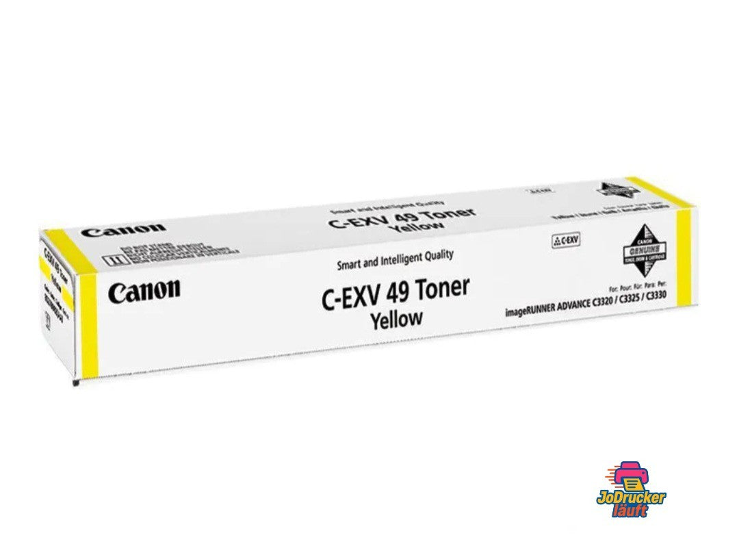 Original Canon 8527B002 CEXV49Y C-EXV49 Toner gelb für IR C33 C37 C38 Modelle