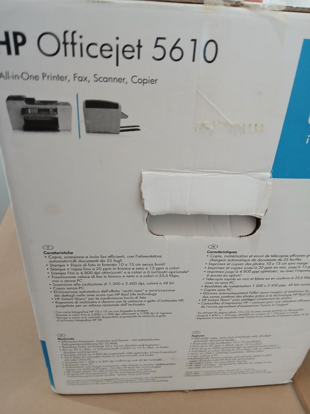 HP OfficeJet 5610 Tintenstrahldrucker 4-in-1-Multifunktionsgerät ADF USB Win 10