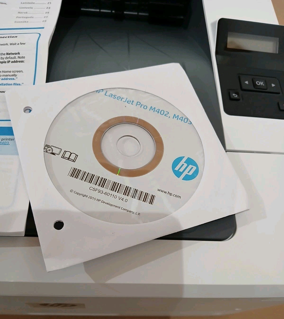 HP LaserJet Pro M402n S/W Laserdrucker USB 2.0 Netzwerk Ethernet Windows 11