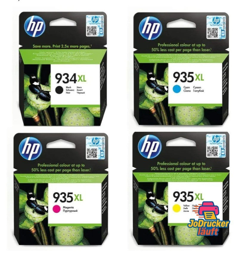 Original HP 4er Set 934XL 935XL Multipack Tintenpatronen Office Jet/Pro X4E14AE