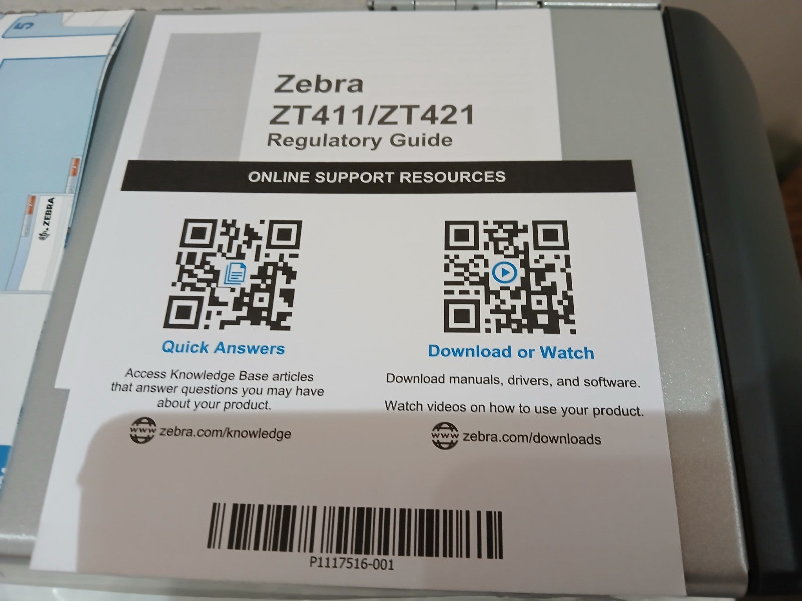 Zebra ZT411 203DPI Etikettendrucker Thermotransfer / direkt Bluetooth Netzwerk