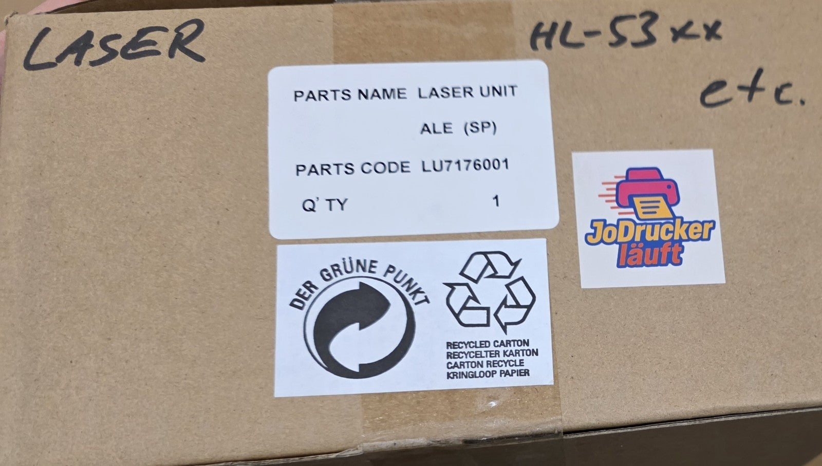 Original Brother LU7176001 Laser Unit HL 5340 5350 DCP-8070 8085 MFC 8480 8880