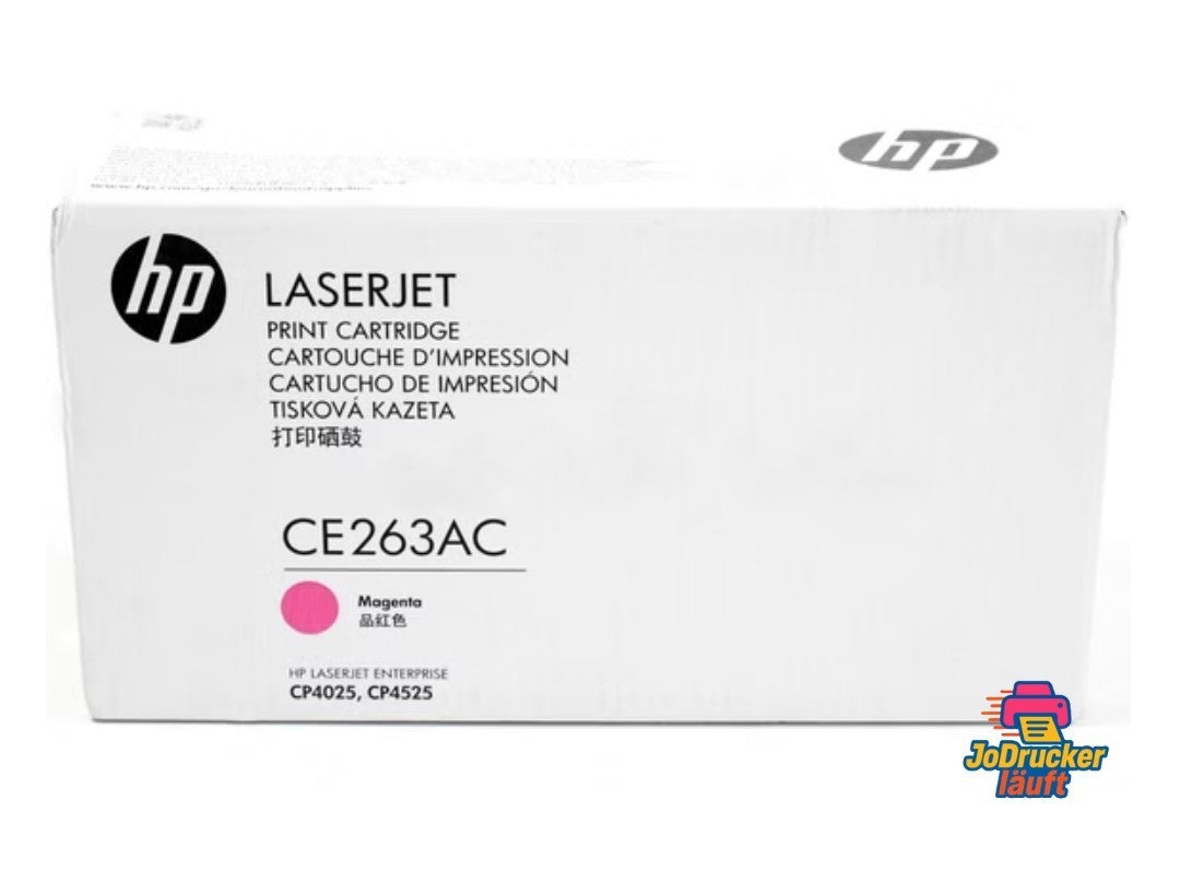 Original HP CE263AC Magenta für Color Laser Jet & Color Laser Jet Enterprise
