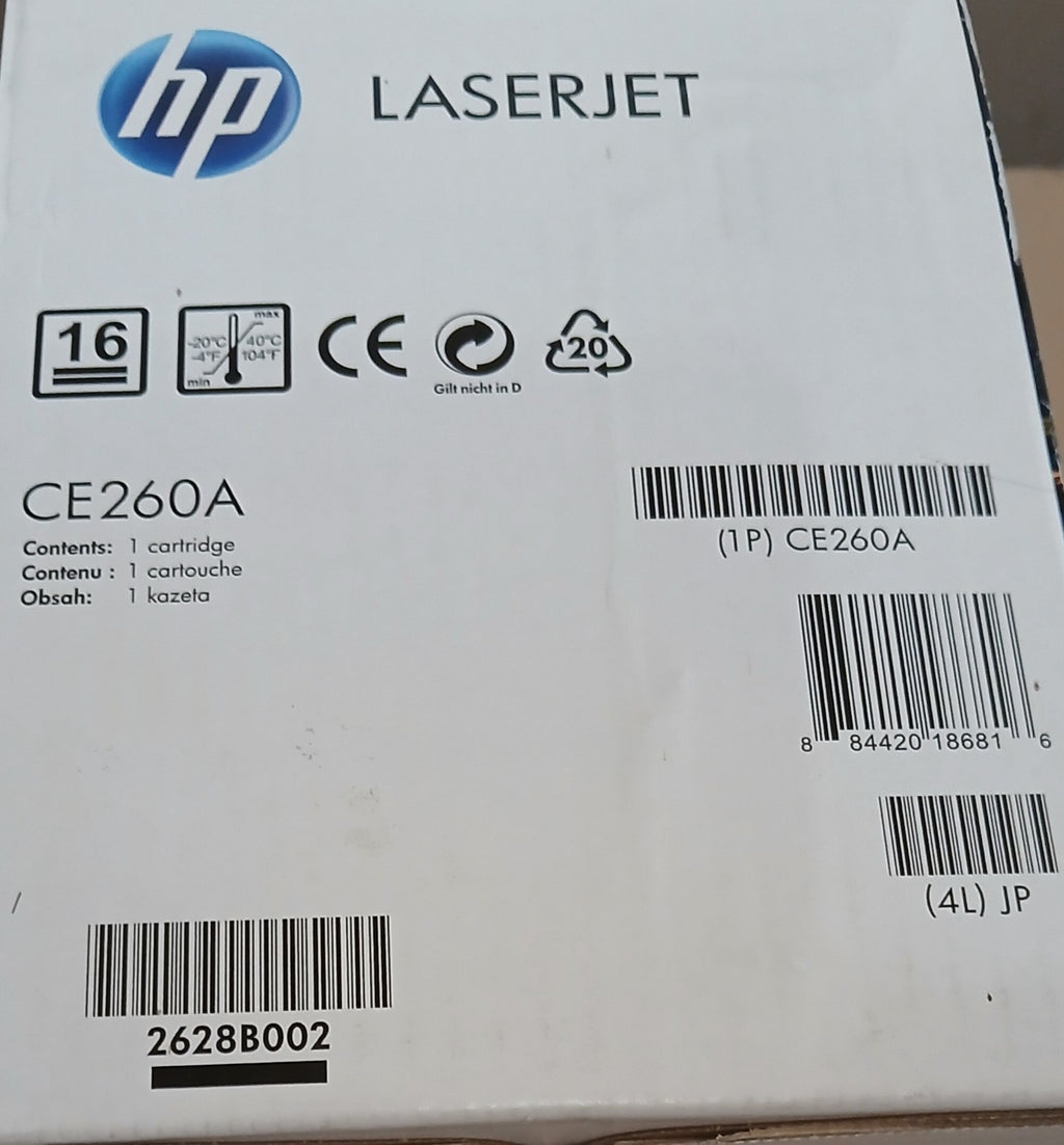 HP Original Toner 647A Schwarz BK CE260A für Laser Jet Enterprise CP4025 CP4525