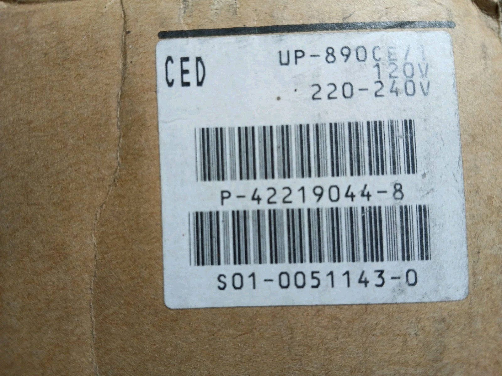 Sony UP-890CE Thermosublimationsdrucker Ultraschall Drucker Medizin PAL/NTSC BNC