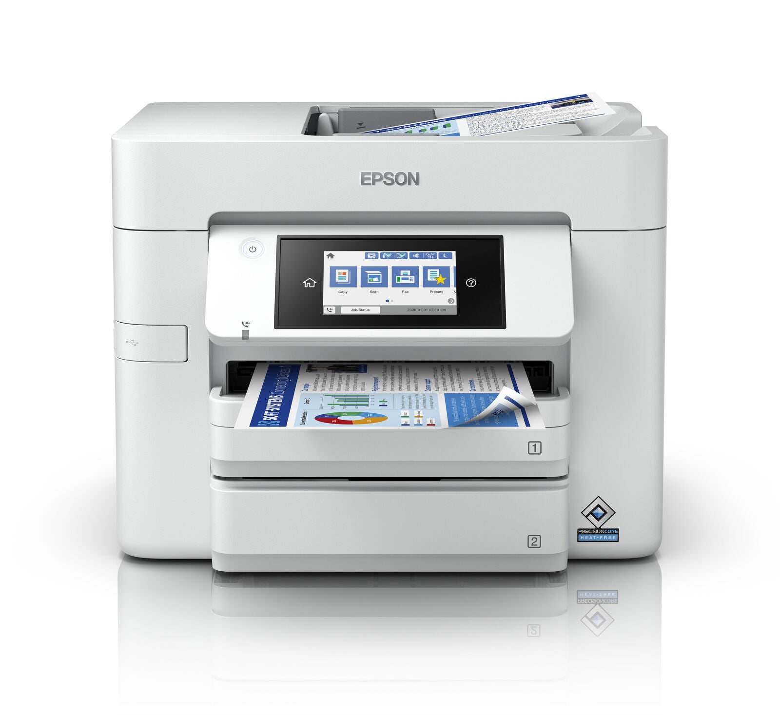 Epson WorkForce Pro WF-C4810DTWF Druck Scan Kopie Fax ADF Duplex Wi-Fi Airprint