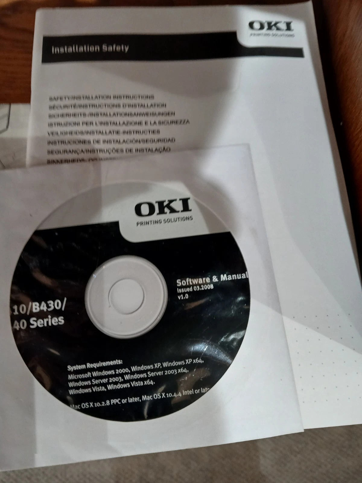 Oki B410d S/W Laserdrucker Duplex USB 2.0 A4 A5 A6 Windows 11 bis Mac Os 15