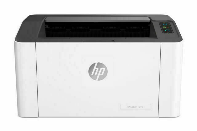 HP Laser 107a S / W Laserdrucker wie Neu Unbenutzt HP Toner USB A4 Win 10 MAC OS